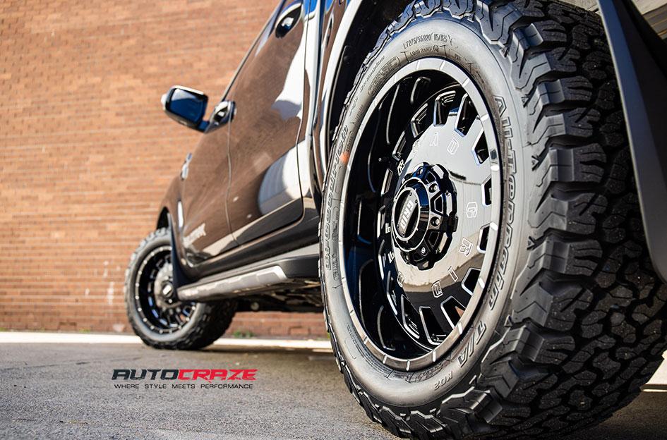 FORD RANGER GD03 GLOSS BLACK MILLED ACCENTS